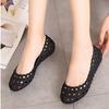 Summer Hollow Nurse Jelly Shoes Ladies Non-slip Flat Beach Shoes Mother Hole Sandals
