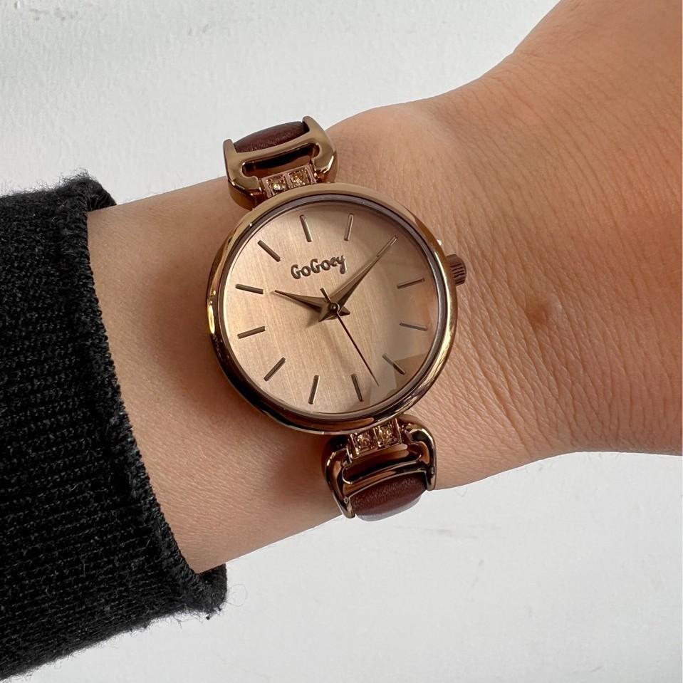 Простые повседневные студенческие часы корейской версии с дисковым ремешком, кварцевые