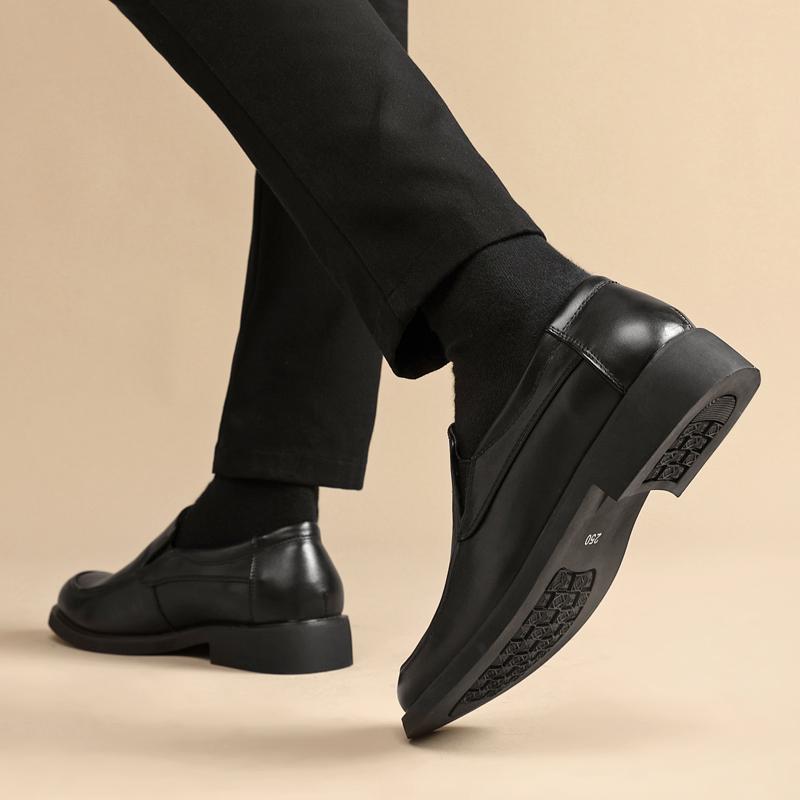 Мужские кожаные мокасины, прогулочные туфли на плоской подошве, дышащие, повседневные туфли для мужчин, для работы, офиса, кроссовки для вождения, большой размер 48