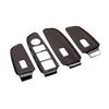 Black Steel Glass Window Lifting Lock Panel Trim For Auto Kia K3 Forte 2014-2018