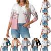 Women's Fashionable, Casual, Comfortable Floral Cardigan Jacket