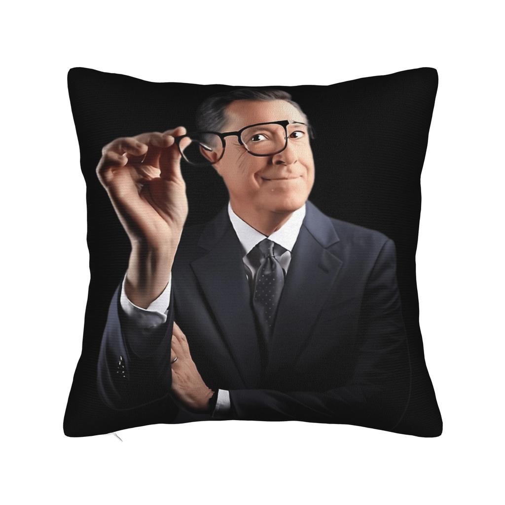 Decorative Pillow Covers Stephen Colbert The Late Show Accessories Home Throw Pillow Case Cover Zippered Multiple Sizes