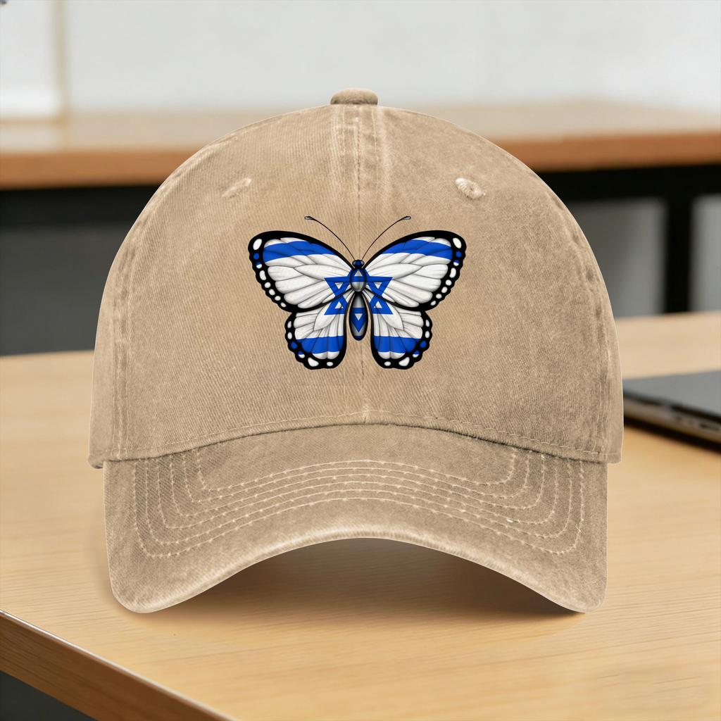 Washed Baseball Cap Flag Summer Trucker Hat For UnisexTeens yk Cute Kpop Rock Sun Baseball Caps