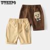 Детские летние брюки Шорты для мальчиков Корейские детские брюки до колена Средние брюки
