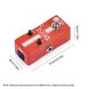 Педаль эффектов SCURU Guitar Fuzz VOL/FUZZ Versatile Sound DC 9V 6.35mm Входной/выходной интерфейс Mini