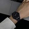 Calvin Klein Серия Iconic Logo Стальная Цепь Минималистичные Часы Кварцевый Механизм Черный Циферблат Мужские часы 25200040