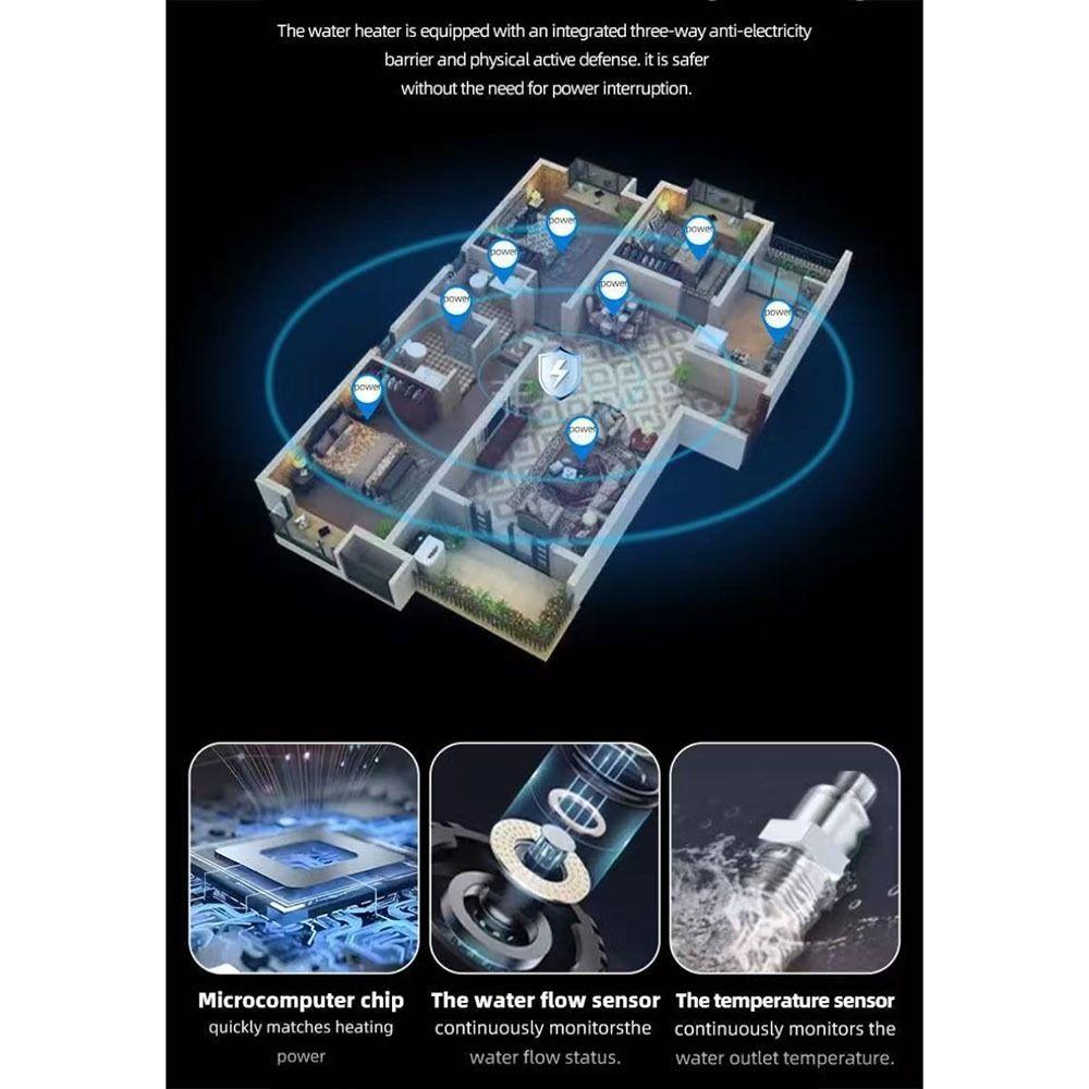 Instant Hot Water Instant Water Heater Constant Temperature Tankless Water Heater Bathroom