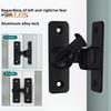 Barn Door Lock Simple Installation Anti-Theft Heavy Duty Bar Gate Latches Safety Slide Door Lock for Bathroom Garden