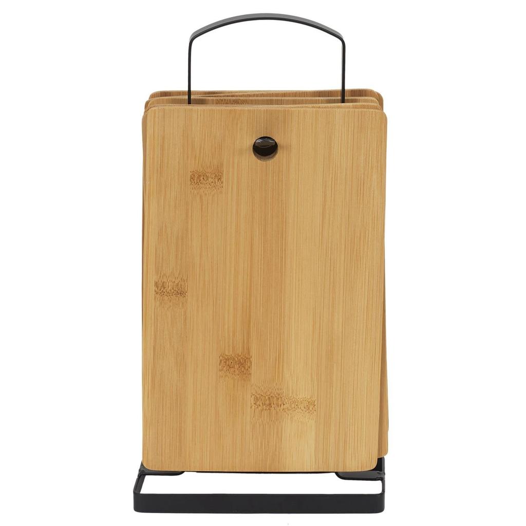 Set Of 6 Bamboo Cutting Boards On A Stand