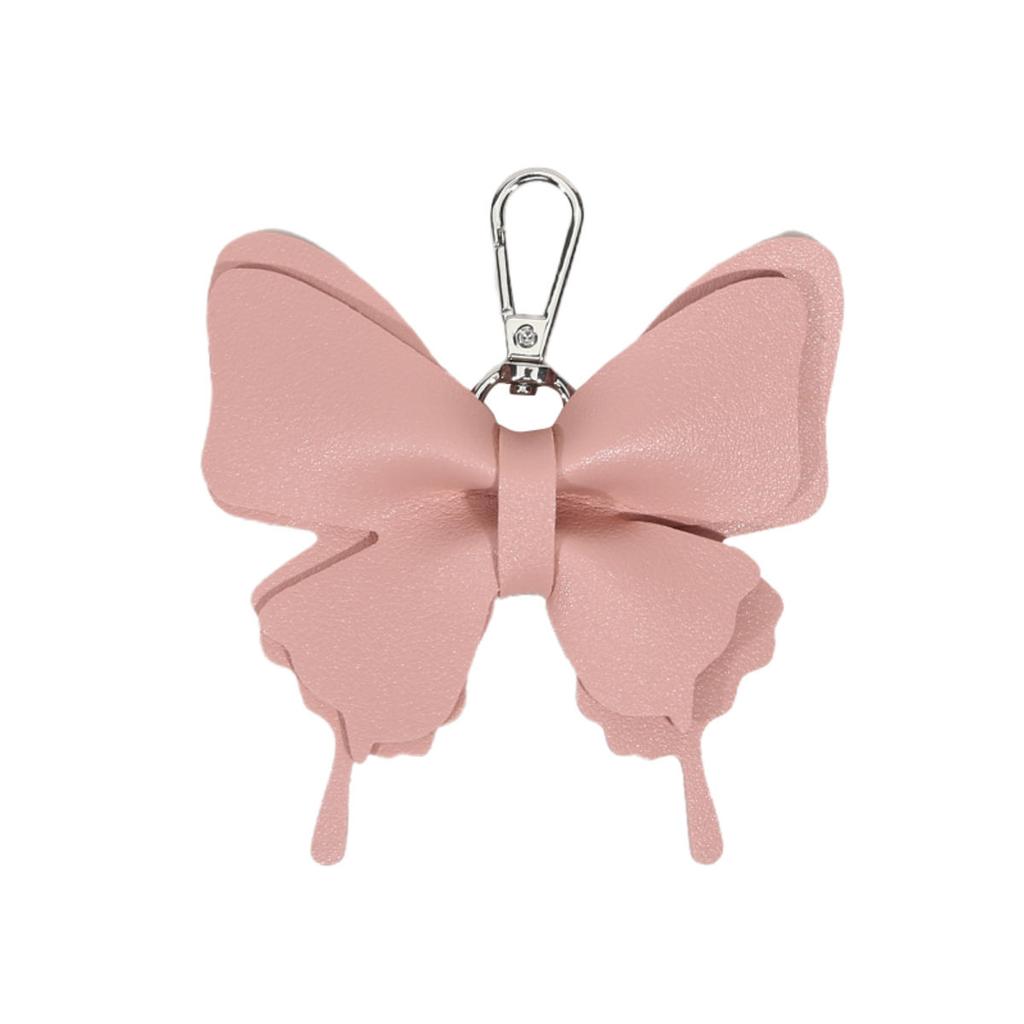 Милый бант искусственная кожа кулон брелок бабочка узел анти-потеря брелок сумка рюкзак орнамент украшение