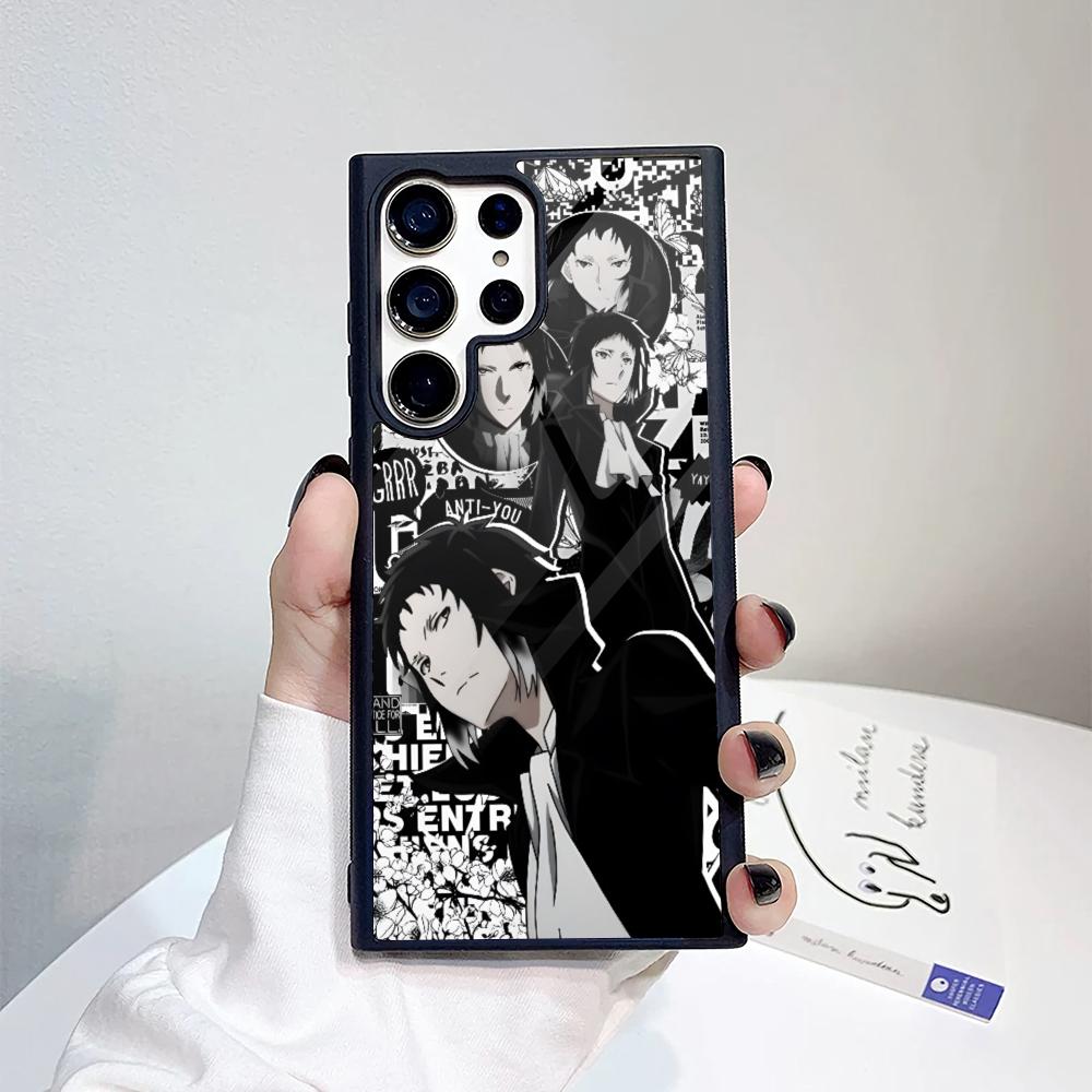 Чехол для телефона Bungo Stray Dogs для Samsung Galaxy S26 S25 S24 S23 S22 S21 S20 FE Edge Pro Plus Ultra PC+TPU