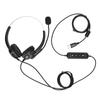 Binaural Customer Service Headset Noise Reduction Volume Adjustment Mute USB Business Headphone