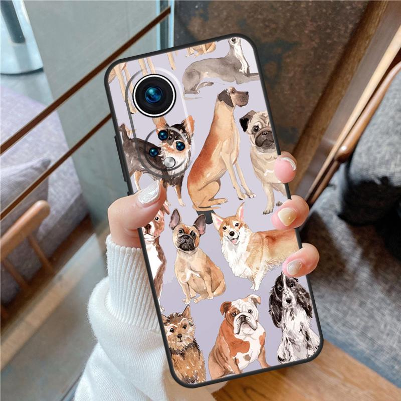 Чехол-обложка с узором из французских бульдогов и биглей Для Honor Magic 8 Pro 7 6 5 Lite Для Honor 200 400 50 70 90 X8a X8b X9a X9b X9c