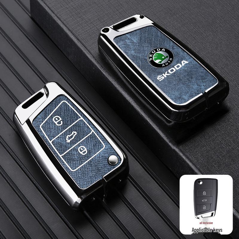 Чехол для ключа Skoda для моделей Octavia, Superb, Kamiq, Scala, Karoq, Yeti