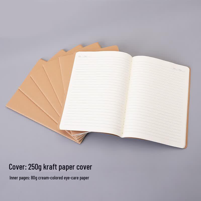 Zhusheng B5 Kraft Homework Notebook Set