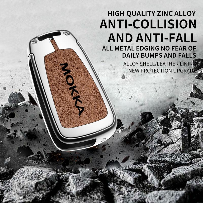 Suitable for Opel MOKKA Vita Zafira Andrea Merena 2006 2007 2013 car key cover metal high-end car key bag accessories