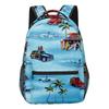 Cartoon Kpop Youthful School Bags Unisex Hawaiian Elements Travel Bags 3D Print Oxford Waterproof Notebook Shoulder Backpacks