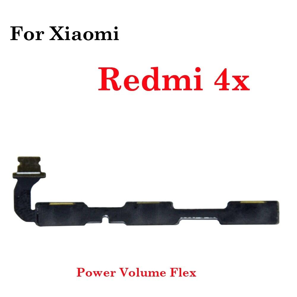 USB-док-станция, разъем для зарядного устройства, порт зарядки, громкость включения, выключения, материнская плата, гибкий кабель, динамик для Xiaomi Redmi 4X