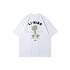 Футболка свободного кроя Li Ning X Steven Harrington Collaboration Cartoon Print Men Tops White AHSR937-2