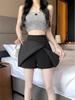 Неправильный разрез А-силуэта с высокой талией женская летняя юбка с облегающим дизайном и шортами против просвечивания