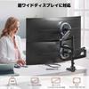 WORLDLIFT Настольный кронштейн для монитора двойной, совместимый с верхним и нижним 2 длинными стойками, грузоподъемность, тип крепления с помощью втулки, стандарт VESA, 17-49 дюймов, экраны,