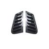 Gloss Black MK4 Rear Side Louvers for '97-'06 VW Golf 4 Triangle Window Decoration.