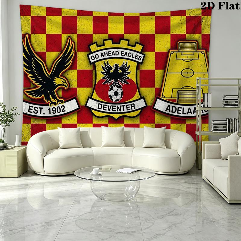 Go Ahead Eagles Wall Tapestry Aesthetic Wall Hanging Printed Fabric Blanket Decorative Tapestries for Bedroom Living Room Home Decor