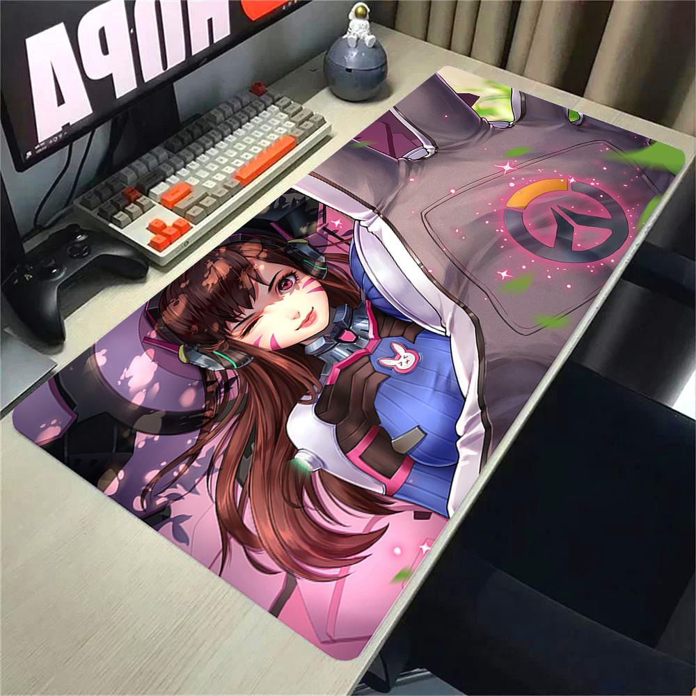 Anime Gaming Girl Overwatch Large Mouse Pad 900x400 Laptop Office Rubber Soft Desk Mat Computer Keyboard Hd Print Mousepad Xxl