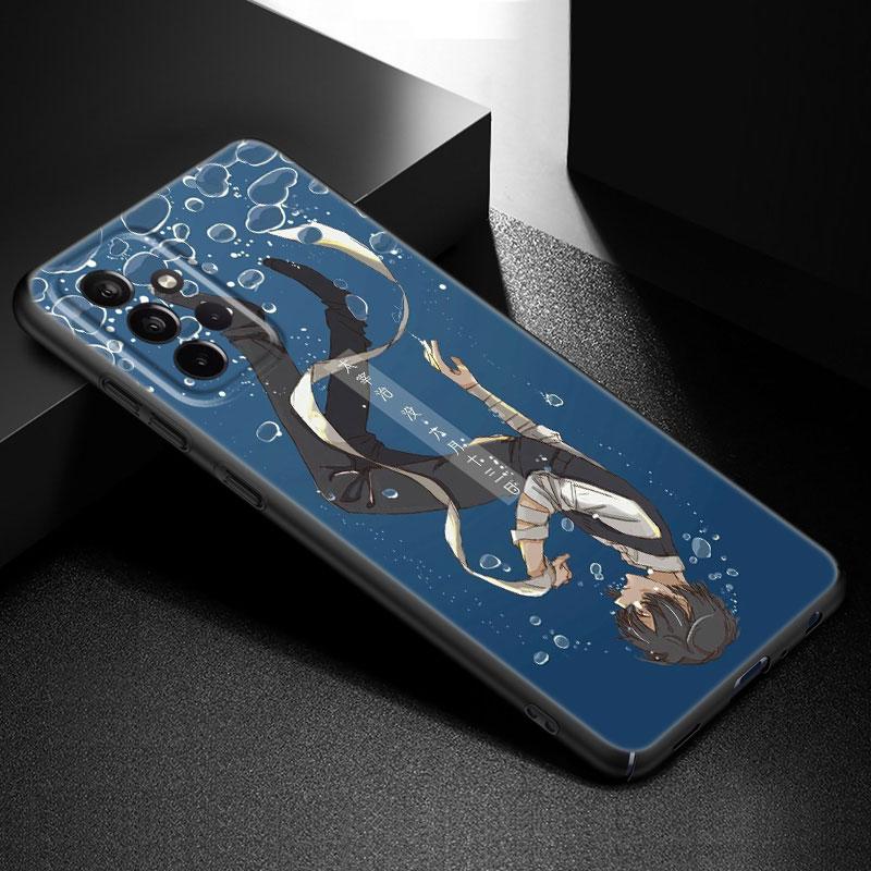 Чехол с изображением аниме Bungou Stray Dogs Dazai Osamu для Samsung A21 A30 A50 A52 S A13 A22 A32 A33 A53 A73 5G A11 A12 A31 A51 A70 A71 A72