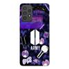 Чехол для телефона - MANIACASE - Samsung Galaxy A72 - Силикон - Мягкий - Логотип фандома BTS