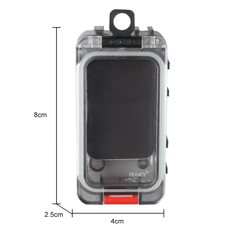 Ящик для рыболовных снастей Водонепроницаемый ящик для инструментов Двусторонний контейнер для хранения рыболовных крючков Органайзер для карповых аксессуаров Чехол для крючков и приманок