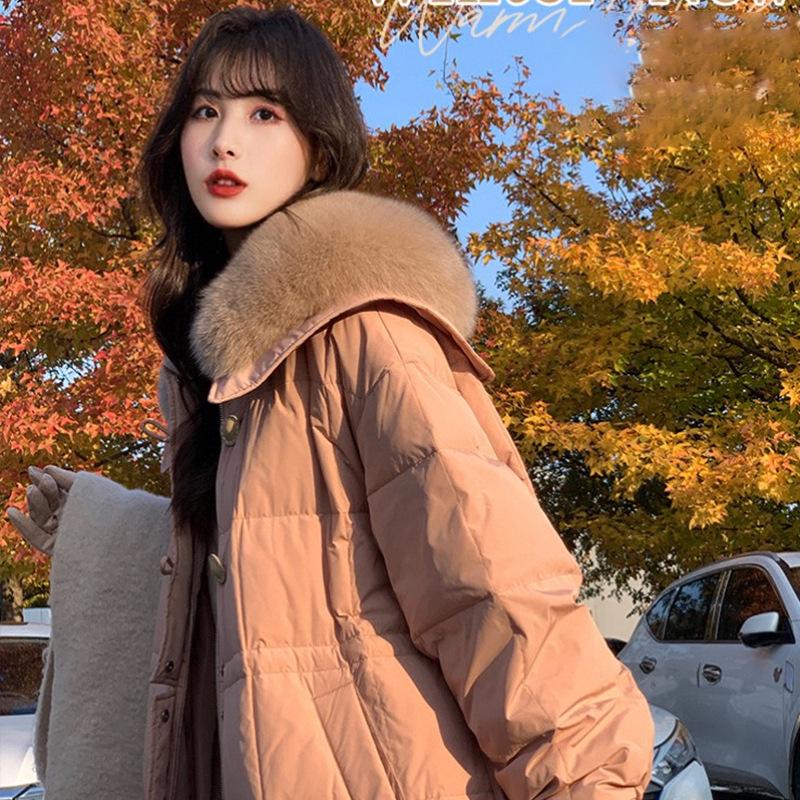 Women's High-End Short Winter Down Jacket - Thick Duck Down Korean Petite Version