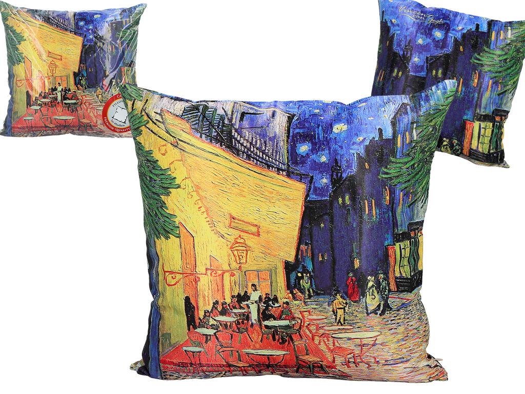 Poduszka Dekoracyjna Poszewka Van Gogh Taras Kawiarni Nocą Prezent