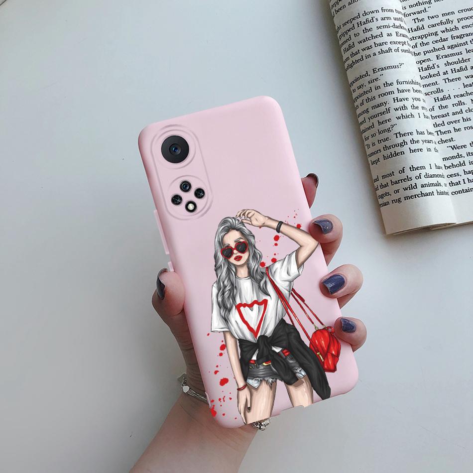 For Honor 50 Case For Huawei Honor 50 Nova 9 SE Cover Coque Super Mom Baby Fashion Girls Silicone Phone Bumper for Honor 50 Case