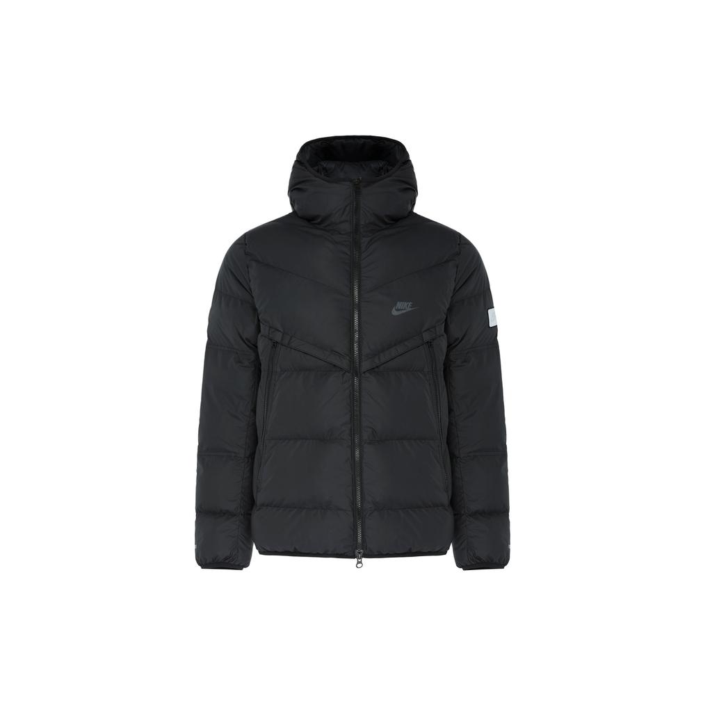 Nike Спортивная одежда Primaloft Air Max Series Windrunner Logo Print Warm Jacket Men Jackets Black HF6603-010