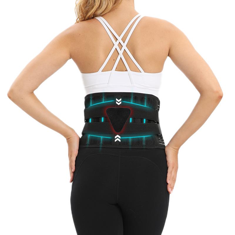 Adjustable Breathable Mesh Waist Support Belt with Pressure Pad