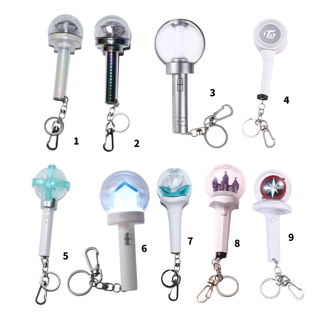 Compact Supporter Keychain With Vibrant LED Lights Perfect For Fans At Concerts Sports Events And Parties