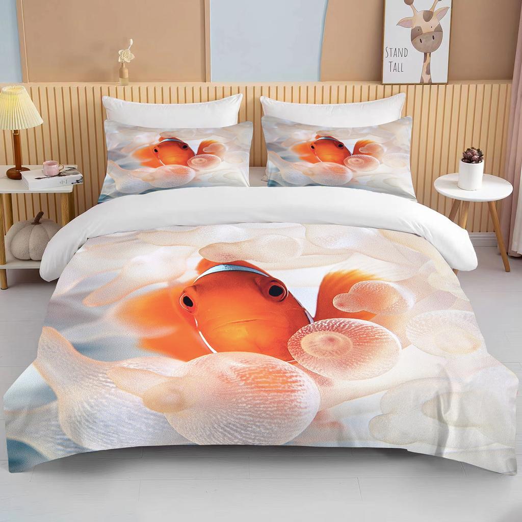 10 Sizes Cute Goldfish Bedding Set Custom Kids Boys Teens Video Game Duvet Cover For Youth New Game Controller Bedspread
