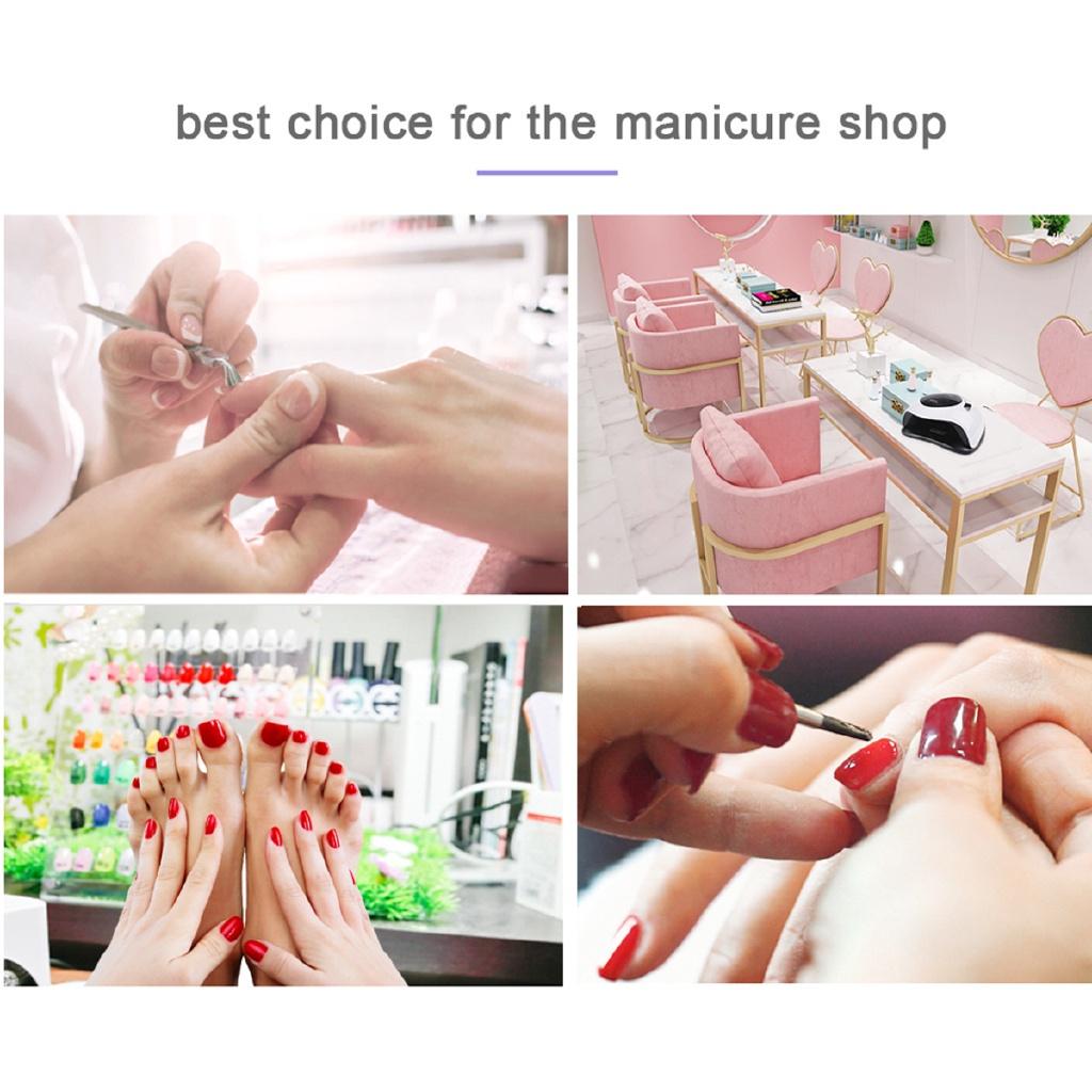 98 Вт Лампа для ногтей Светодиодная сушилка для ногтей для сушки S Гелей Полировка С умными датчиками Маникюр Нейл-арт Салонное оборудование Совершенно новое