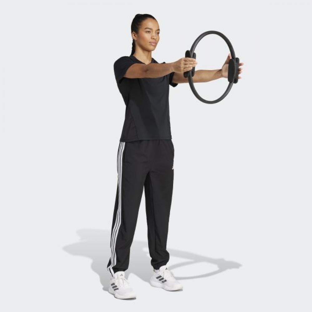 Adidas Women S Climacool eSSential 3 Stripe Woven pantS