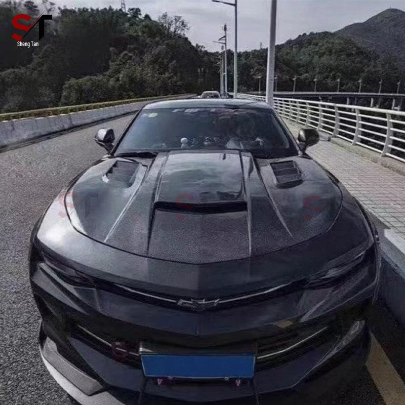 Chevrolet Camaro 6th Gen Bumblebee Carbon Fiber Hood with Vents