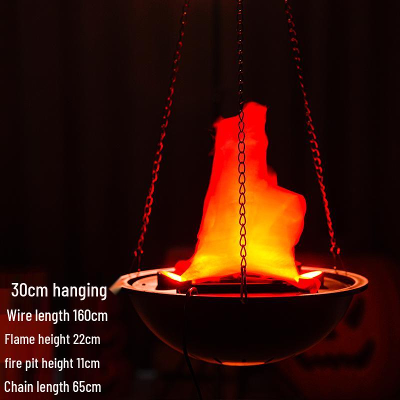 Светодиодный светильник-пламя для декора на Хэллоуин и создания праздничной атмосферы