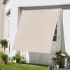 Awning for Balcony and Window Privacy UV Easy Installation Candor® Sunshade, Water-Repellent Use, Screen, Protection, (Beige [Pinstripe], 195x195cm)
