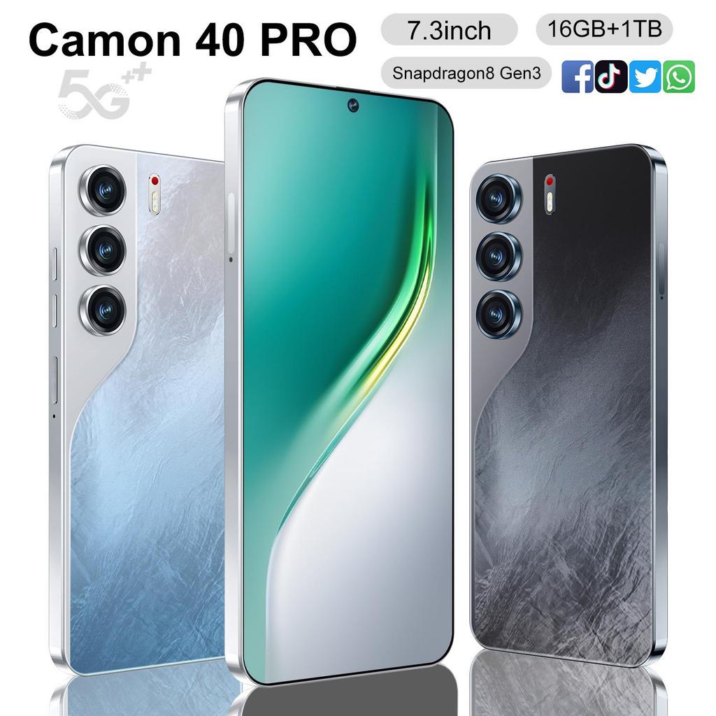 Camon40 Pro - 7,3-дюймовый Android-смартфон с 16 ГБ ОЗУ и 1 ТБ памяти