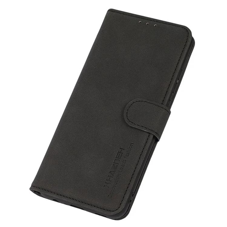 For Huawei Mate 60 Textured Wallet Stand Cover Magnetic Closure PU Leather Phone Case
