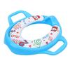 Baby Potty Training Seat for Boys Girls Toddler Potty Seat Soft Cushion with Non Slip Base Handles Splashing Guard Blue