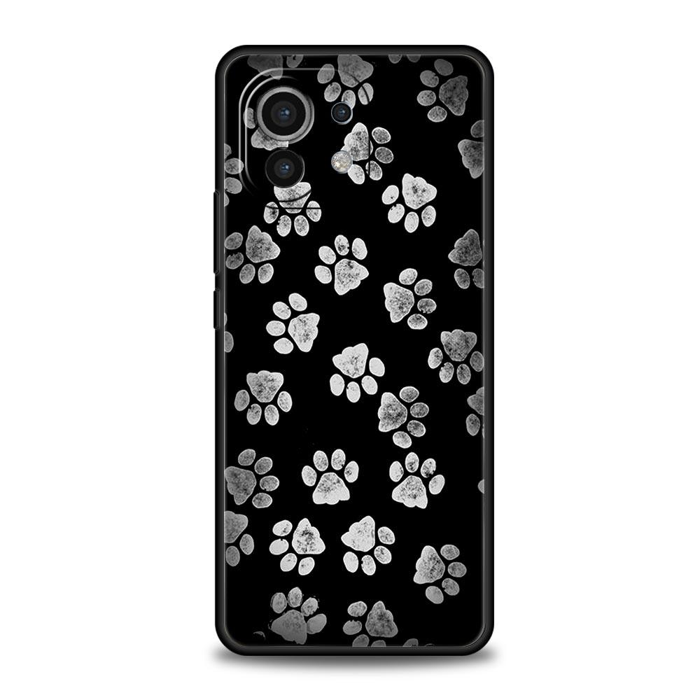 Милый чехол для телефона с лапкой кошки и собаки, сердце для Xiaomi 14 13T 12T Pro 12 13 11 Ultra Mi Note 10 Lite 10T 5G 11X Pro 11T 11i 9T, мягкая крышка