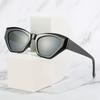 2pcs Vintage Polygon Square Sunglasses Women New Fashion Cat Eye Sun Glasses Female Brand Designer Retro Shades Eyewear UV400