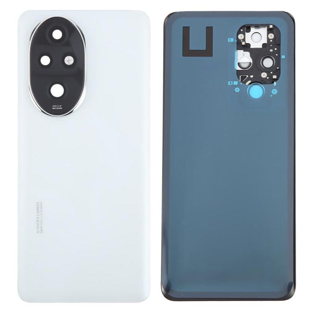 Для Honor 200 Pro 5G Задняя крышка аккумуляторного отсека с крышкой объектива камеры, запасная часть (Без логотипа)