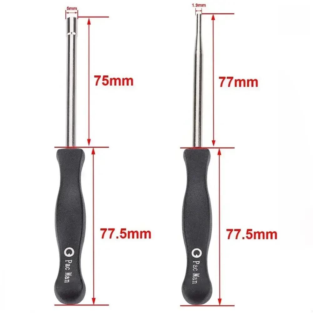 Набор инструментов для регулировки карбюратора для 2-тактного двигателя, набор отверток, 6 чистящих игл и 6 чистящих щеток с шестигранным ключом